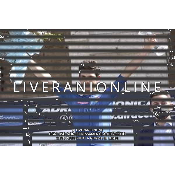 08-06-2022 Adriatica - Ionica Race; Tappa 05 Castelraimondo - Ascoli Piceno; 2022, Gazprom - Rusvelo; Scaroni, Christian; Ascoli Piceno; ©SIROTTI/AGENZIA ALDO LIVERANI SAS