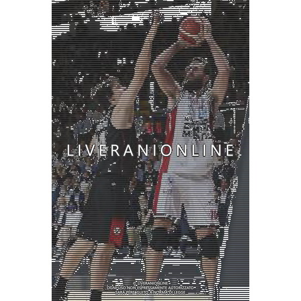Luigi Datome (Armani Exchange Milano) (R) Milos Teodosic (Segafredo Virtus Bologna) - Virtus Segafredo Bologna vs AX Armani Exchange Milano - Campionato Basket Serie A Play off Gara 1 scudetto 08.06.2022 ©Michele Nucci/LMedia /AGENZIA ALDO LIVERANI SAS