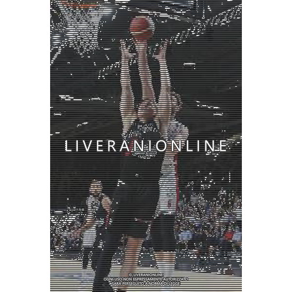 Nicolo\' Melli (Armani Exchange Milano) thwarted by Amar Alibegovic (Segafredo Virtus Bologna) - Virtus Segafredo Bologna vs AX Armani Exchange Milano - Campionato Basket Serie A Play off Gara 1 scudetto 08.06.2022 ©Michele Nucci/LMedia /AGENZIA ALDO LIVERANI SAS