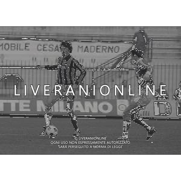 16-02-1983 MILANO ANDATA DI OTTAVI DI FINALE COPPA ITALIA INTER-VARESE 2-0 NELLA FOTO ALESSANDRO ALTOBELLI AG ALDO LIVERANI SAS