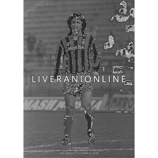 16-02-1983 MILANO ANDATA DI OTTAVI DI FINALE COPPA ITALIA INTER-VARESE 2-0 NELLA FOTOWVARISTO BECCALOSSI AG ALDO LIVERANI SAS