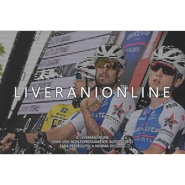 09-06-2022 Criterium Du Dauphine Libere; Tappa 05 Thizy Les Bourgs - Chaintre; 2022, Quick Step - Alpha Vinyl; Cattaneo, Mattia; Thizy Les Bourgs; ©SIROTTI/AGENZIA ALDO LIVERANI SAS