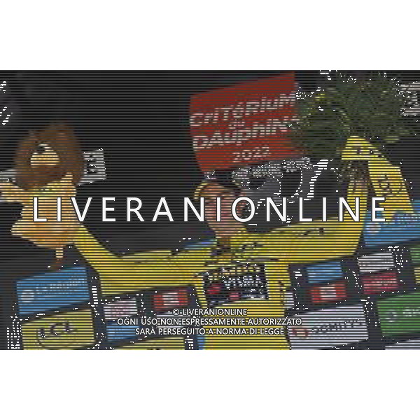 09-06-2022 Criterium Du Dauphine Libere; Tappa 05 Thizy Les Bourgs - Chaintre; 2022, Jumbo - Visma; Van Aert, Wout; Chaintre; ©SIROTTI/AGENZIA ALDO LIVERANI SAS