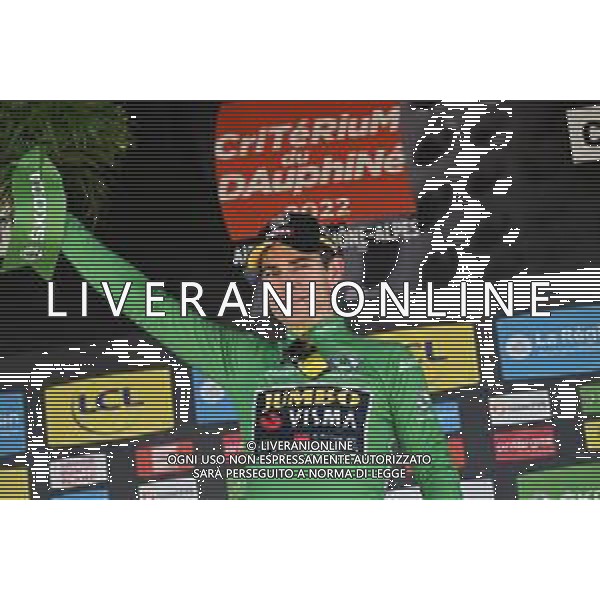 09-06-2022 Criterium Du Dauphine Libere; Tappa 05 Thizy Les Bourgs - Chaintre; 2022, Jumbo - Visma; Van Aert, Wout; Chaintre; ©SIROTTI/AGENZIA ALDO LIVERANI SAS