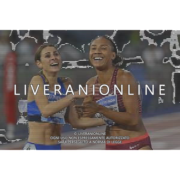 BELL√í Elena (ITA) and BISSET Catriona (AUS) - Atletica Wanda Diamond League 2022 - Memorial Pietro Mennea - Athletics Internationals Roma 09.06.2022 ©Domenico Cippitelli/LMedia/AGENZIA ALDO LIVERANI SAS