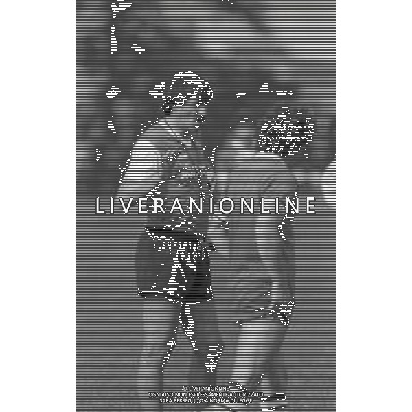 1983 UDINE ALLENAMENTO UDINESE CALCIO NELLA FOTO ENZO FERRARI ALLENATORE UDINESE AG ALDO LIVERANI SAS