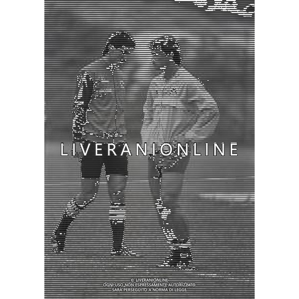 1983 UDINE ALLENAMENTO UDINESE CALCIO NELLA FOTO EDINHO-FABIO BRINI AG ALDO LIVERANI SAS