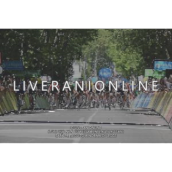 10-06-2022 Criterium Du Dauphine Libere; Tappa 06 Rives - Gap; 2022, Jumbo - Visma; 2022, Uae Emirates; 2022, Totalenergie; Van Aert, Wout; Molano, Sebastian; Boasson Hagen, Edvald; Gap; ©SIROTTI/AGENZIA ALDO LIVERANI SAS