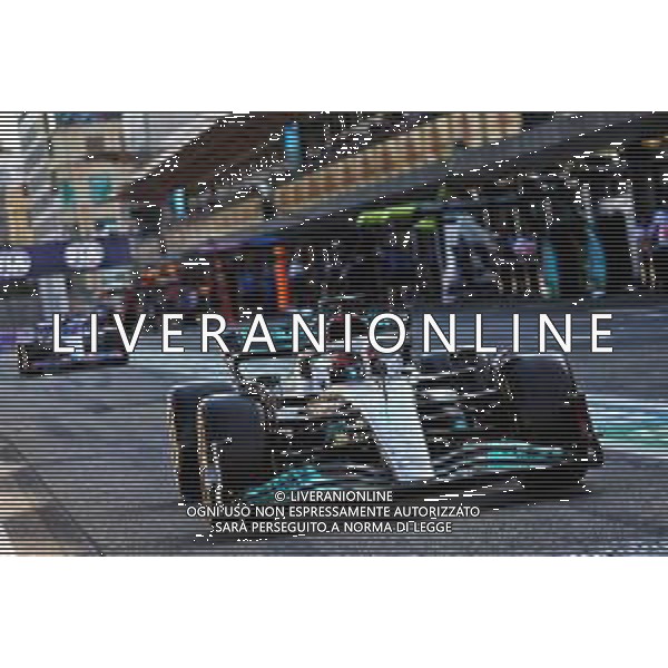George Russell (GBR) Mercedes AMG F1 W13. 10.06.2022. Formula 1 World Championship, Rd 8, Azerbaijan Grand Prix, Baku Street Circuit, Azerbaijan, Practice Day. - www.xpbimages.com, EMail: requests@xpbimages.com © Copyright: Batchelor / XPB Images/AGENZIA ALDO LIVERANI SAS - ITALY ONLY EDITORIAL USE ONLY