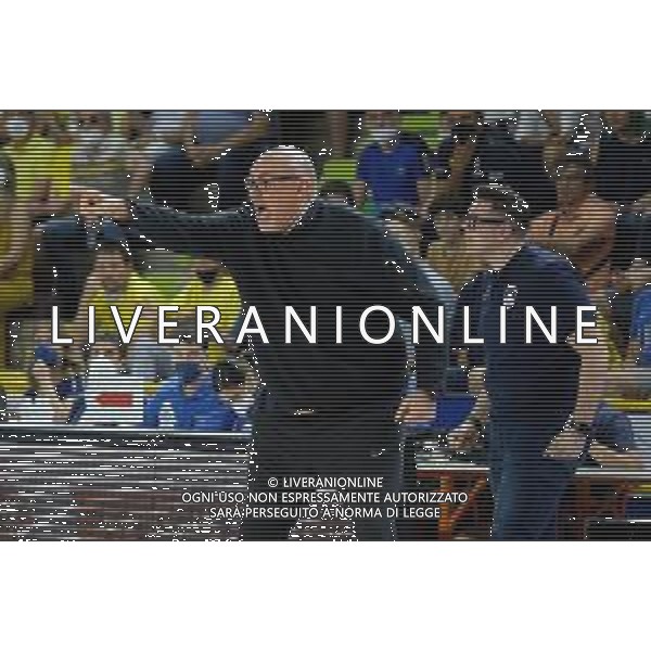 Roberto Tommasini/LMedia - Playoff finals - 3rd match - Tezenis Verona VS APU Udine - Italian Basketball Serie A2 Men Championship 2021/2022 June 10 2022 - AGSM Forum Verona, Italy Playoff finals - 3rd match - Tezenis Verona VS APU Udine Photo showing: Matteo Boniciolli - Head Coach - APU Old Wild West Udine @Roberto Tommasini/LiveMedia /AGENZIA ALDO LIVERANI SAS
