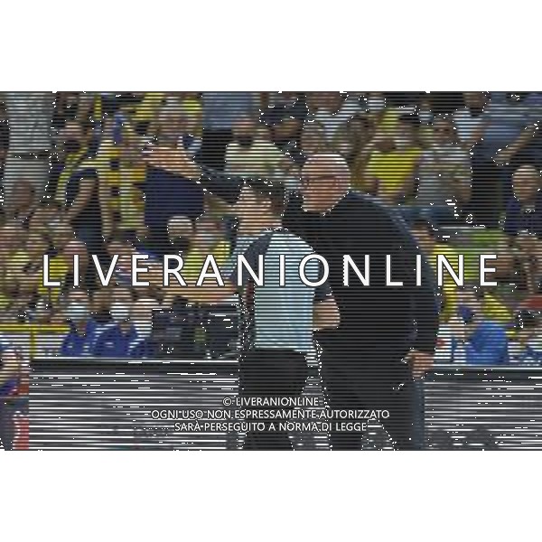 Roberto Tommasini/LMedia - Playoff finals - 3rd match - Tezenis Verona VS APU Udine - Italian Basketball Serie A2 Men Championship 2021/2022 June 10 2022 - AGSM Forum Verona, Italy Playoff finals - 3rd match - Tezenis Verona VS APU Udine Photo showing: Matteo Boniciolli - Head Coach - APU Old Wild West Udine @Roberto Tommasini/LiveMedia /AGENZIA ALDO LIVERANI SAS