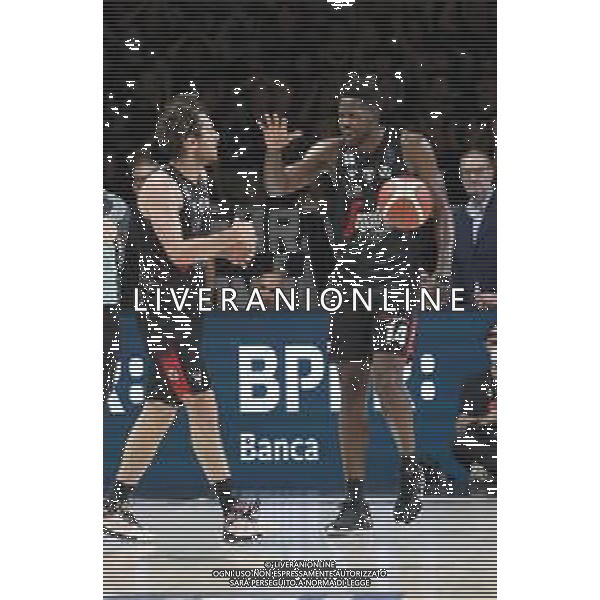 Alessandro Pajola (Segafredo Virtus Bologna) (L) and Mouhammadou Jaiteh (Segafredo Virtus Bologna) - Virtus Segafredo Bologna vs AX Armani Exchange Milano - Campionato Basket Serie A Play off Gara 2 scudetto 10.06.2022 ©Michele Nucci/LMedia/AGENZIA ALDO LIVERANI SAS