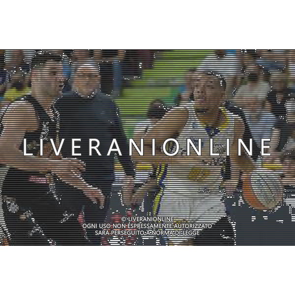 Roberto Tommasini/LMedia - Playoff finals - 3rd match - Tezenis Verona VS APU Udine - Italian Basketball Serie A2 Men Championship 2021/2022 June 10 2022 - AGSM Forum Verona, Italy Playoff finals - 3rd match - Tezenis Verona VS APU Udine Photo showing: Liam Udom - Scaligera Basket Tezenis Verona @Roberto Tommasini/LiveMedia /AGENZIA ALDO LIVERANI SAS