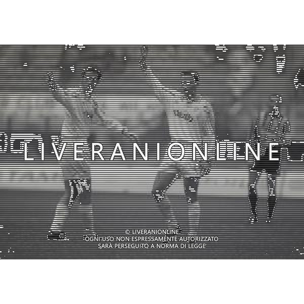 20-01-1994 MILANO CAMPIONATO DI CALCIO SERIE A INTER-NAPOLI 0-0 NELLA FOTO SERGIO BUSO E EUGENIO CORINI AG ALDO LIVERANI SAS