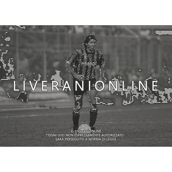05-01-1992 BERGAMO CAMPIONATO DI CALCIO SERIE A ATALANTA -VERONA 0-0 NELLA FOTO TEBALDO BIGLIARDI AG ALDO LIVERANI SAS