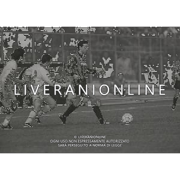 05-01-1992 BERGAMO CAMPIONATO DI CALCIO SERIE A ATALANTA -VERONA 0-0 NELLA FOTO LAMBERTO PIOVANELLI AG ALDO LIVERANI SAS