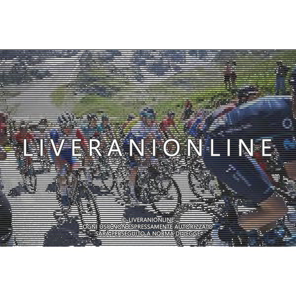 11-06-2022 Criterium Du Dauphine Libere; Tappa 07 Saint Chaffrey - Vaujany; 2022, Groupama - Fdj; 2022, Israel - Premier Tech; Madouas, Valentin; Clarke, Simon; Galibier; ©SIROTTI/AGENZIA ALDO LIVERANI SAS
