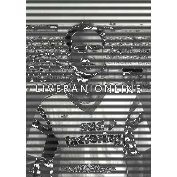09-09-1990 BERGANO CAMPIONATO DI CALCIO SERIE A ATALANTA-BARI 2-0 NELLA FOTO ANGELO DE RUGGIERO AG ALDO LIVERANI SAS
