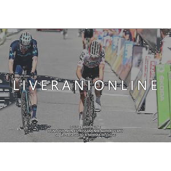 11-06-2022 Criterium Du Dauphine Libere; Tappa 07 Saint Chaffrey - Vaujany; 2022, Bora - Hansgrohe; 2022, Movistar; Konrad, Patrick; Jorgenson, Matteo; Vaujany; ©SIROTTI/AGENZIA ALDO LIVERANI SAS
