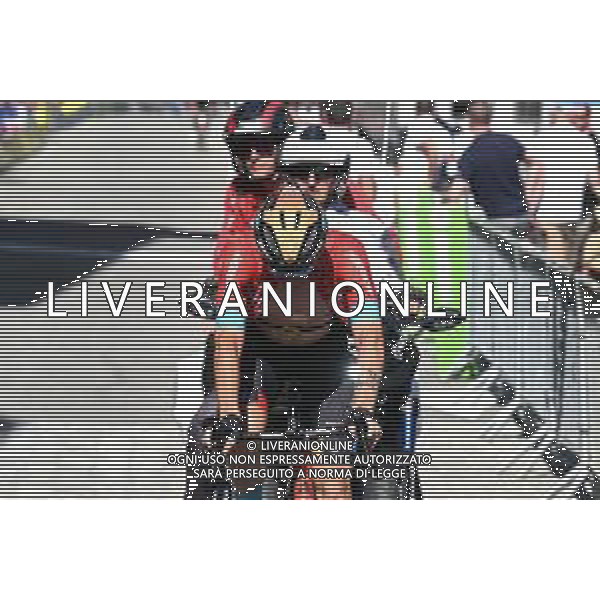 11-06-2022 Criterium Du Dauphine Libere; Tappa 07 Saint Chaffrey - Vaujany; 2022, Bahrain - Victorious; Caruso, Damiano; Vaujany; ©SIROTTI/AGENZIA ALDO LIVERANI SAS