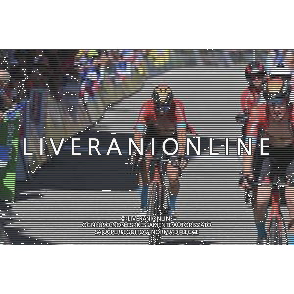 11-06-2022 Criterium Du Dauphine Libere; Tappa 07 Saint Chaffrey - Vaujany; 2022, Bahrain - Victorious; Caruso, Damiano; Vaujany; ©SIROTTI/AGENZIA ALDO LIVERANI SAS