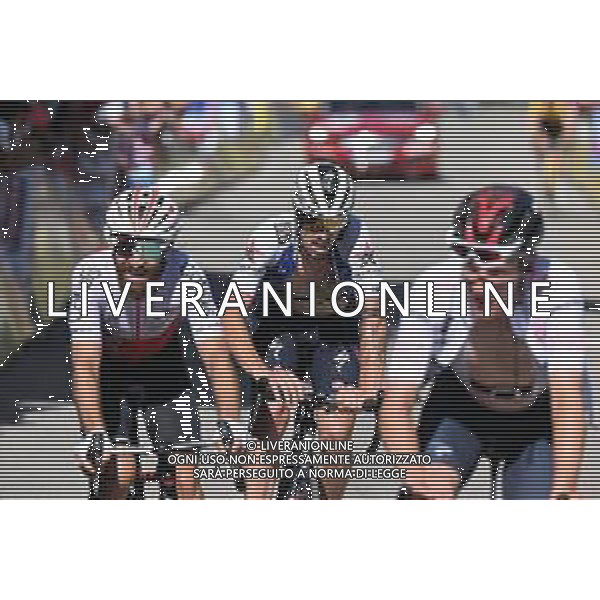 11-06-2022 Criterium Du Dauphine Libere; Tappa 07 Saint Chaffrey - Vaujany; 2022, Quick Step - Alpha Vinyl; Cattaneo, Mattia; Vaujany; ©SIROTTI/AGENZIA ALDO LIVERANI SAS