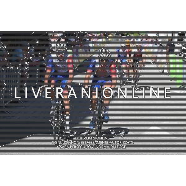 11-06-2022 Criterium Du Dauphine Libere; Tappa 07 Saint Chaffrey - Vaujany; 2022, Groupama - Fdj; Armirail, Bruno; Madouas, Valentin; Vaujany; ©SIROTTI/AGENZIA ALDO LIVERANI SAS