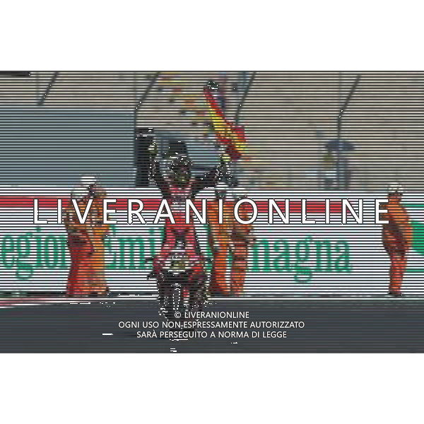 MISANO - Campionato Mondiale Superbike 12/06/2022 - nella foto: esultanza di Alvaro Bautista per la vittoria di gara 2 ©Claudio Zamagni/Agenzi Aldo Liverani s.a.s.