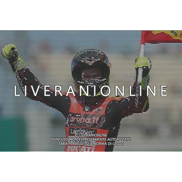 MISANO - Campionato Mondiale Superbike 12/06/2022 - nella foto: esultanza di Alvaro Bautista per la vittoria di gara 2 ©Claudio Zamagni/Agenzi Aldo Liverani s.a.s.