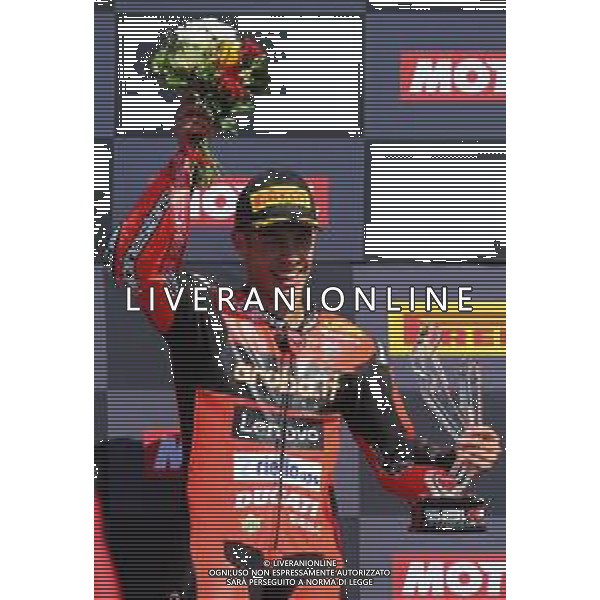 MISANO - Campionato Mondiale Superbike 12/06/2022 - nella foto: esultanza rinaldi per il terzo posto ©Claudio Zamagni/Agenzi Aldo Liverani s.a.s.