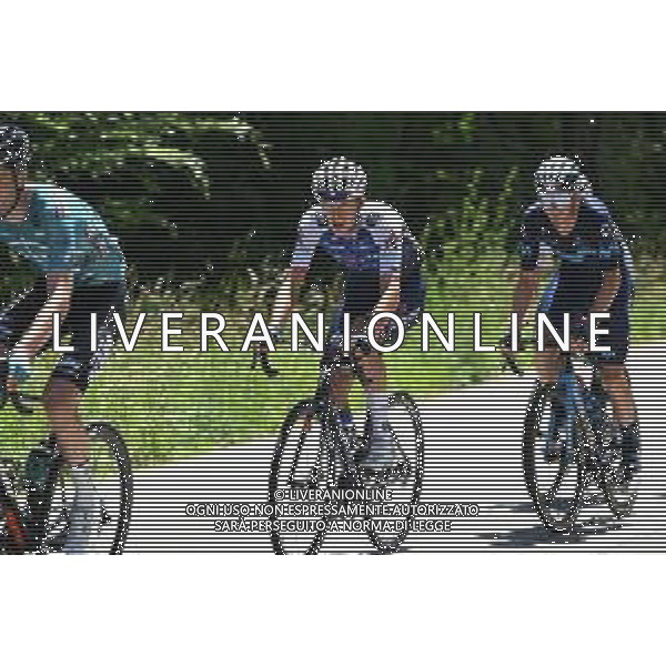 12-06-2022 Criterium Du Dauphine Libere; Tappa 08 Saint Alban Leysse - Plateau De Solaison; 2022, Quick Step - Alpha Vinyl; Honore, Mikkel Frolich; Col De Plainpalais; ©SIROTTI/AGENZIA ALDO LIVERANI SAS