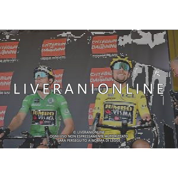 12-06-2022 Criterium Du Dauphine Libere; Tappa 08 Saint Alban Leysse - Plateau De Solaison; 2022, Jumbo - Visma; Roglic, Primoz; Van Aert, Wout; Saint Alban Leysse; ©SIROTTI/AGENZIA ALDO LIVERANI SAS