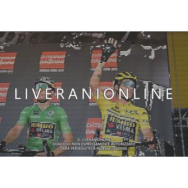 12-06-2022 Criterium Du Dauphine Libere; Tappa 08 Saint Alban Leysse - Plateau De Solaison; 2022, Jumbo - Visma; Roglic, Primoz; Van Aert, Wout; Saint Alban Leysse; ©SIROTTI/AGENZIA ALDO LIVERANI SAS