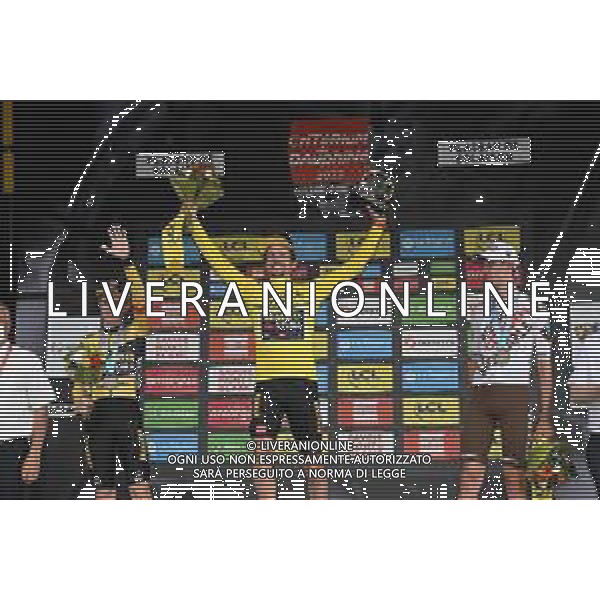 12-06-2022 Criterium Du Dauphine Libere; Tappa 08 Saint Alban Leysse - Plateau De Solaison; 2022, Jumbo - Visma; 2022, Ag2r - Citroen; Roglic, Primoz; Vingegaard, Jonas; O\'connor, Ben; Plateau De Solaison; ©SIROTTI/AGENZIA ALDO LIVERANI SAS