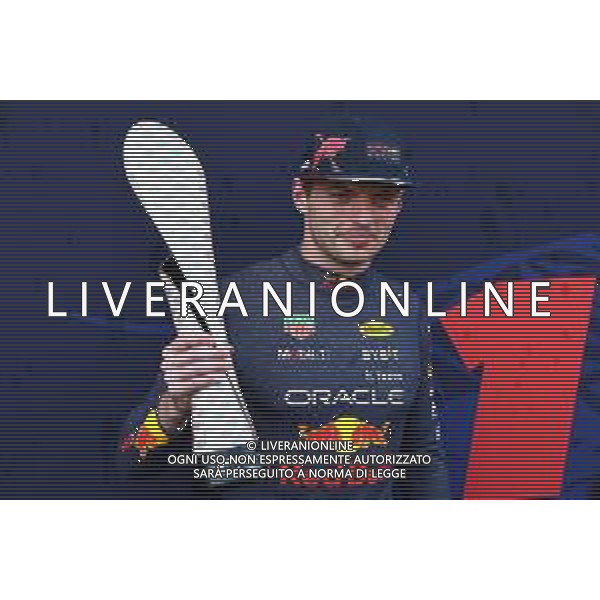 1st place Max Verstappen (NLD) Red Bull Racing RB18. 12.06.2022. Formula 1 World Championship, Rd 8, Azerbaijan Grand Prix, Baku Street Circuit, Azerbaijan, Race Day. - www.xpbimages.com, EMail: requests@xpbimages.com ¬© Copyright: Batchelor / XPB Images/AGENZIA ALDO LIVERANI SAS - ITALY ONLY EDITORIAL USE ONLY