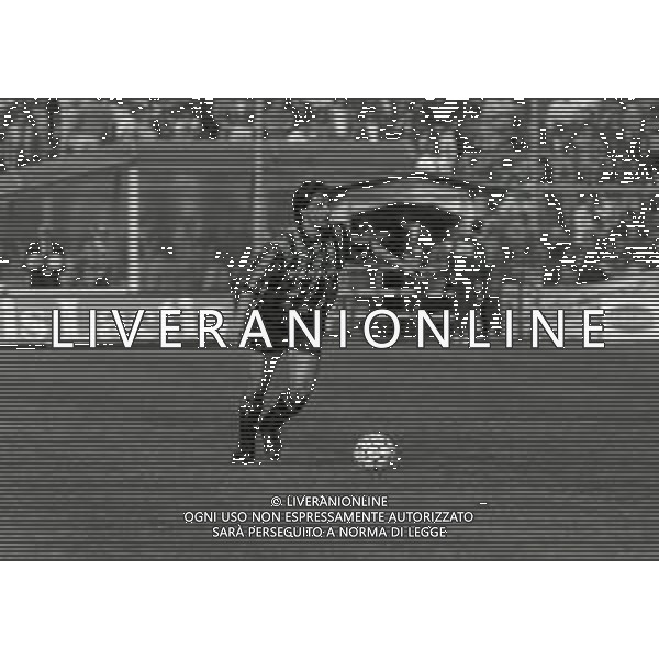 12-04-1992 BERGAMO CAMPIONATO DI CALCIO SERIE A ATALANTA-FOGGIA 4-4 NELLA FOTO CARLO PERRONE AG ALDO LIVERANI SAS
