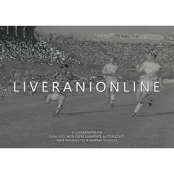 12-04-1992 BERGAMO CAMPIONATO DI CALCIO SERIE A ATALANTA-FOGGIA 4-4 NELLA FOTO ELIGIO NICOLINI AG ALDO LIVERANI SAS