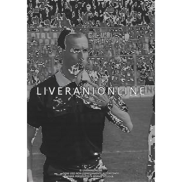 12-04-1992 BERGAMO CAMPIONATO DI CALCIO SERIE A ATALANTA-FOGGIA 4-4 NELLA FOTO ARBITRO LIBERO BRIGNOCCOLI AG ALDO LIVERANI SAS