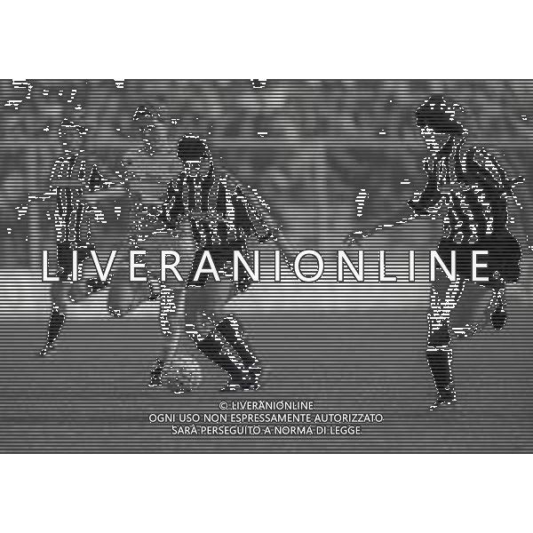 12-04-1992 BERGAMO CAMPIONATO DI CALCIO SERIE A ATALANTA-FOGGIA 4-4 NELLA FOTO ELIGIO NICOLINI AG ALDO LIVERANI SAS