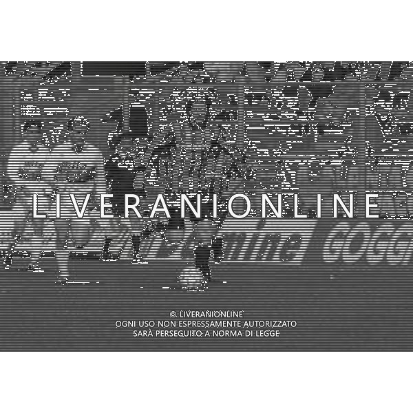 29-03-1992 BERGAMO CAMPIONATO DI CALCIO SERIE A ATALANTA-GENOA 1-0 NELLA FOTO GLENN STROMBERG-GENNARO RUOTOLO AG ALDO LIVERANI SAS
