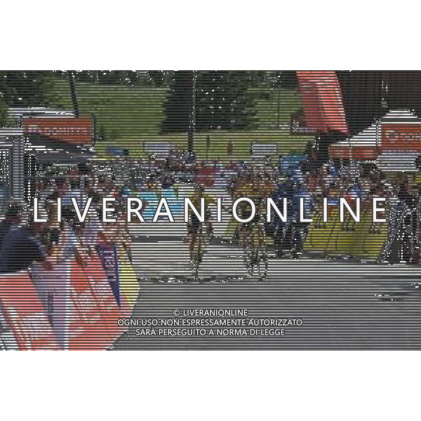 12-06-2022 Criterium Du Dauphine Libere; Tappa 08 Saint Alban Leysse - Plateau De Solaison; 2022, Jumbo - Visma; Vingegaard, Jonas; Roglic, Primoz; Plateau De Solaison; ©SIROTTI/AGENZIA ALDO LIVERANI SAS