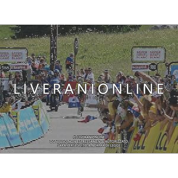 12-06-2022 Criterium Du Dauphine Libere; Tappa 08 Saint Alban Leysse - Plateau De Solaison; 2022, Jumbo - Visma; Vingegaard, Jonas; Roglic, Primoz; Plateau De Solaison; ©SIROTTI/AGENZIA ALDO LIVERANI SAS