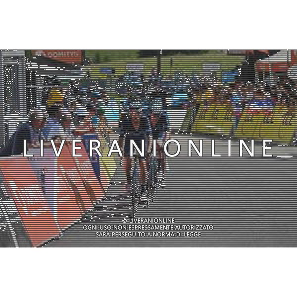 12-06-2022 Criterium Du Dauphine Libere; Tappa 08 Saint Alban Leysse - Plateau De Solaison; 2022, Movistar; Verona Quintanilla, Carlos; Jorgenson, Matteo; Plateau De Solaison; ©SIROTTI/AGENZIA ALDO LIVERANI SAS