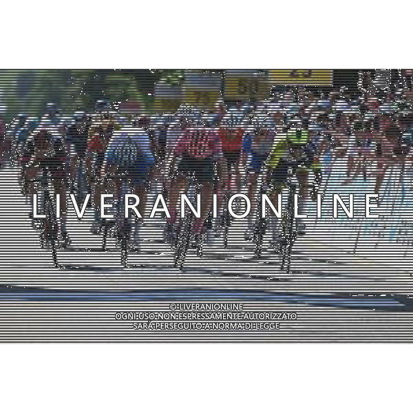 13-06-2022 Tour De Suisse; Tappa 02 Kusnacht - Aesch; 2022, Ef Education - Easypost; 2022, Uae Emirates; 2022, Intermarche - Wanty Gobert; 2022, Bikeexchange - Jayco; Bettiol, Alberto; Trentin, Matteo; Pasqualon, Andrea; Matthews, Michael; Aesch; ©SIROTTI/AGENZIA ALDO LIVERANI SAS