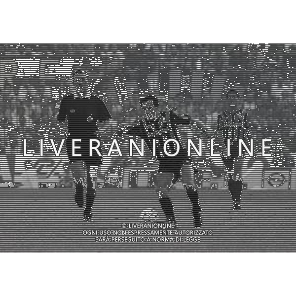 12-10-1986 MILANO CAMPIONATO DI CALCIO SERIE A MILAN -INTER 0-0 NELLA FOTO GIUSEPPE BARESI AG ALDO LIVERANI SAS