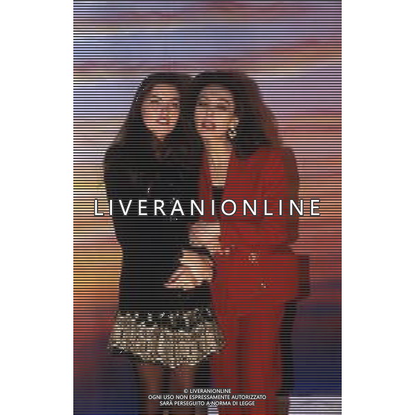 RETROSPETTIVA MARIA ROSARIA OMAGGIO ATTRICE NELLA FOTO CON VANESSA GRAVINA AG ALDO LIVERANI SAS