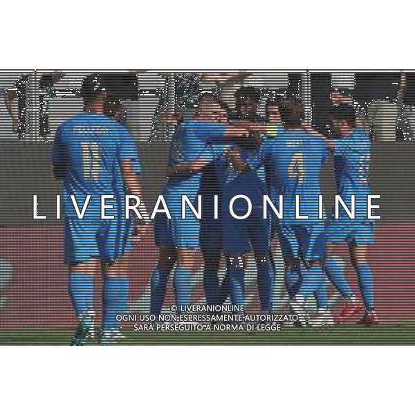 Italia Under 21 vs Repubblica d\'Irlanda Under 21 Qualificazioni Europee per il campionato Europeo under 21 del 2023 - 14/06/2022 - nella foto: Esultanza italia dopo il gol ©Claudio Zamagni/Agenzi Aldo Liverani s.a.s.