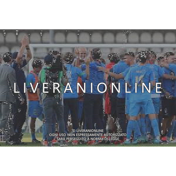 Italia Under 21 vs Repubblica d\'Irlanda Under 21 Qualificazioni Europee per il campionato Europeo under 21 del 2023 - 14/06/2022 - nella foto: esultanza finale italia per la qualificazione ©Claudio Zamagni/Agenzi Aldo Liverani s.a.s.