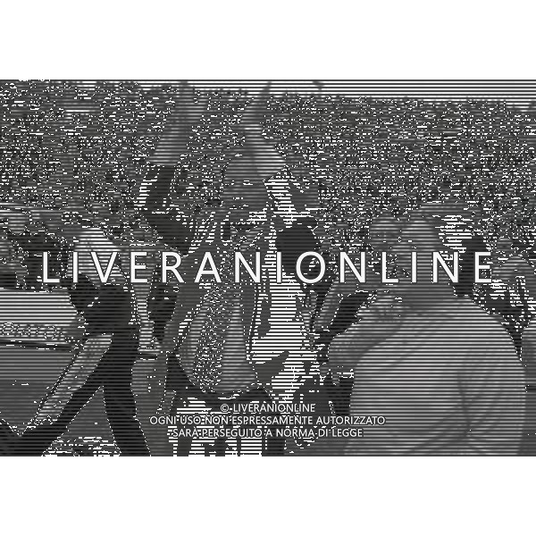 30-04-1995 BOLOGNA CAMPIONATO DI SERIE C BOLOGNA-LEFFE 1-0 NELLA FOTO RENZO ULIVIERI ALLENATORE BOLOGNA PROMOZIONE IN SERIE B AG ALDO LIVERANI SAS
