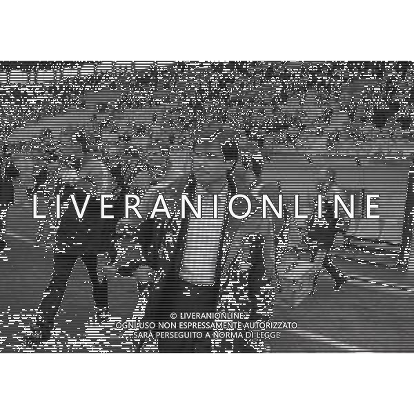 30-04-1995 BOLOGNA CAMPIONATO DI SERIE C BOLOGNA-LEFFE 1-0 NELLA FOTO GABRIELE ORIALI AG ALDO LIVERANI SAS
